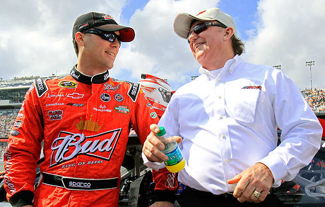 Kevin Harvick's going to keep his relationship with Richard Childress as amicable as possible this year before his departure to Stewart-Haas Racing.